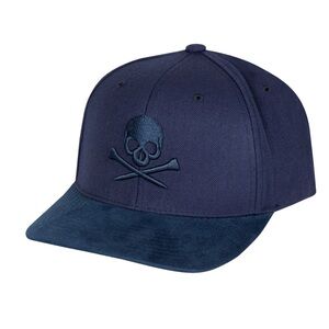 G/FORE Trucker Hat Suede Brim Golf Blue Skull Bones Cross